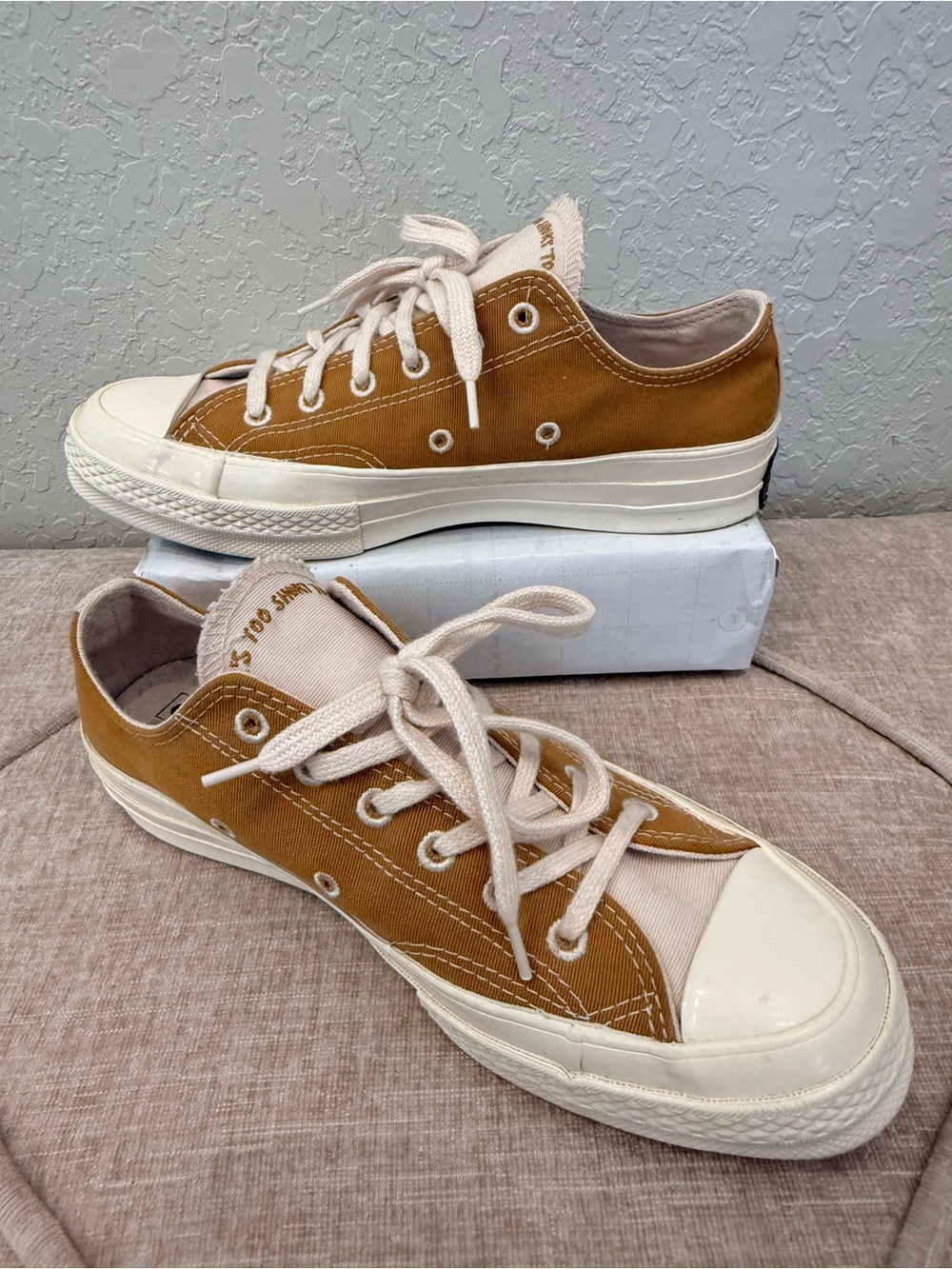 Converse Chuck Taylor All Star "Life's Too Short To Waste" low-tops